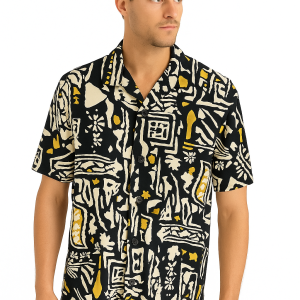 Cuban collar shirt