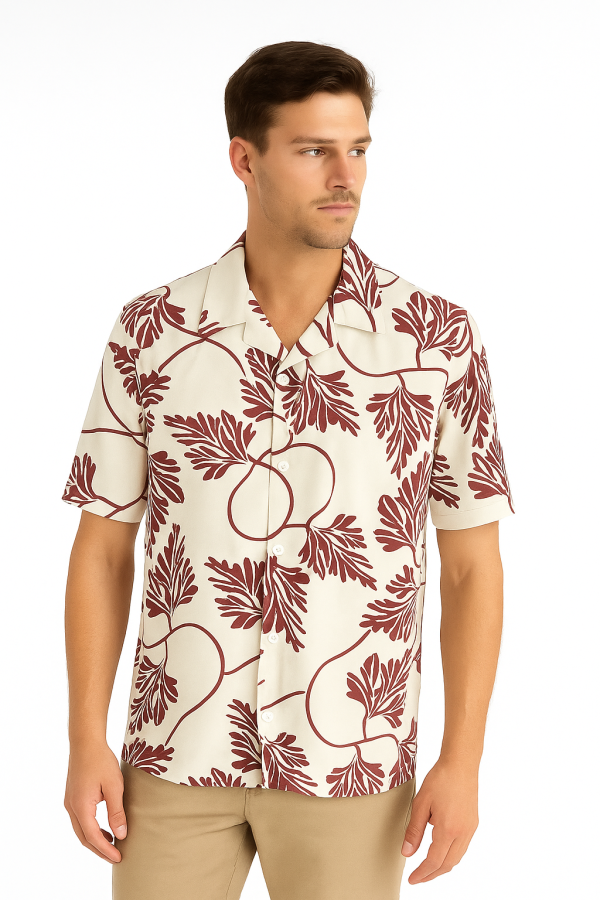 Cuban collar shirt