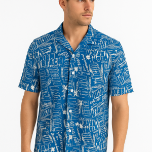 Cuban collar shirt