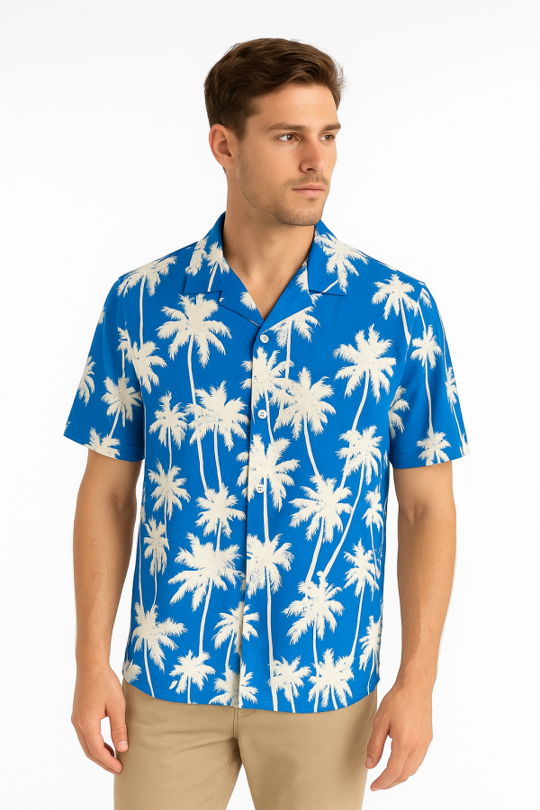 Cuban collar shirt