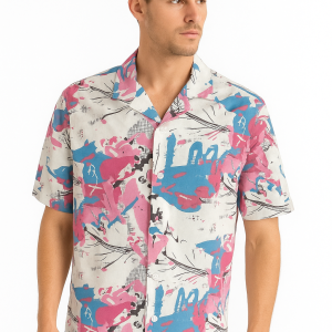 Cuban collar shirt