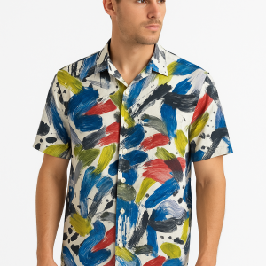 Cuban collar shirt