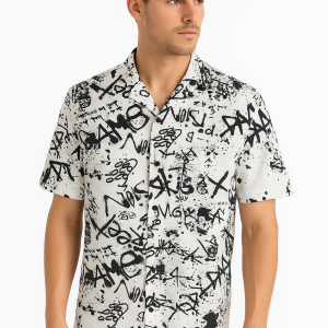 Cuban collar shirt