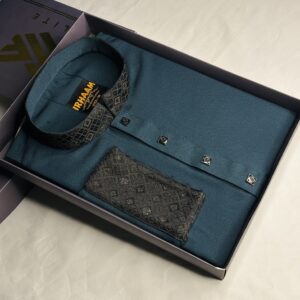 Premium Contrast Panjabi