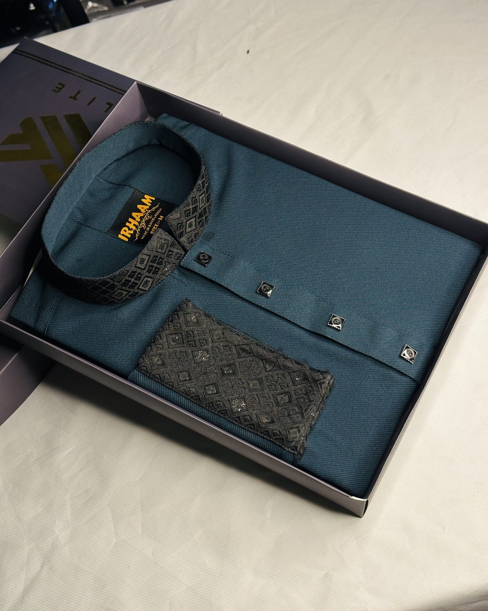 Premium Contrast Panjabi