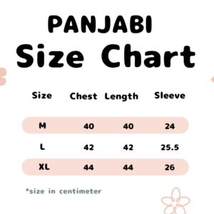 White Colorful Cute Size Chart Instagram Post