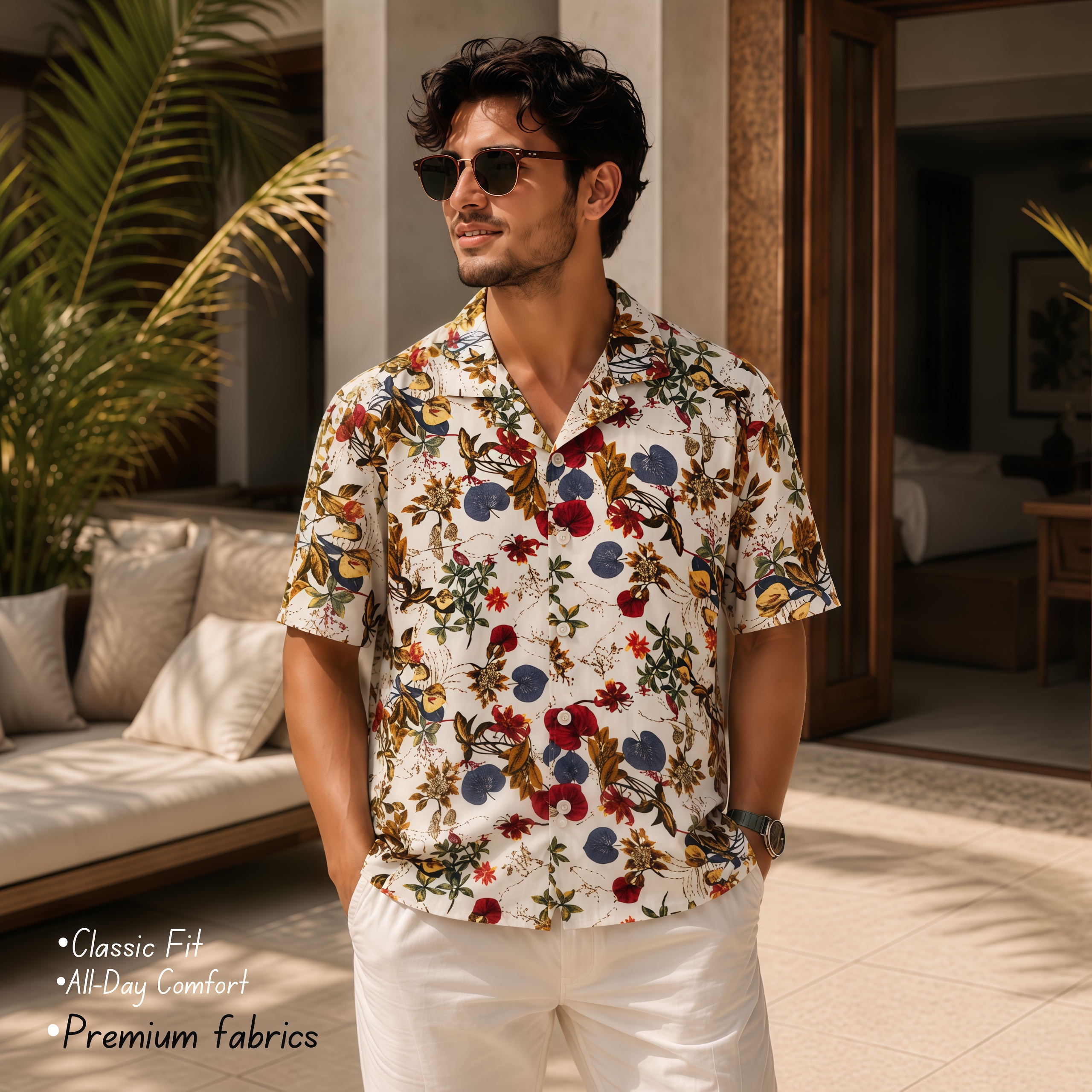 CUBAN COLLAR SHIRT