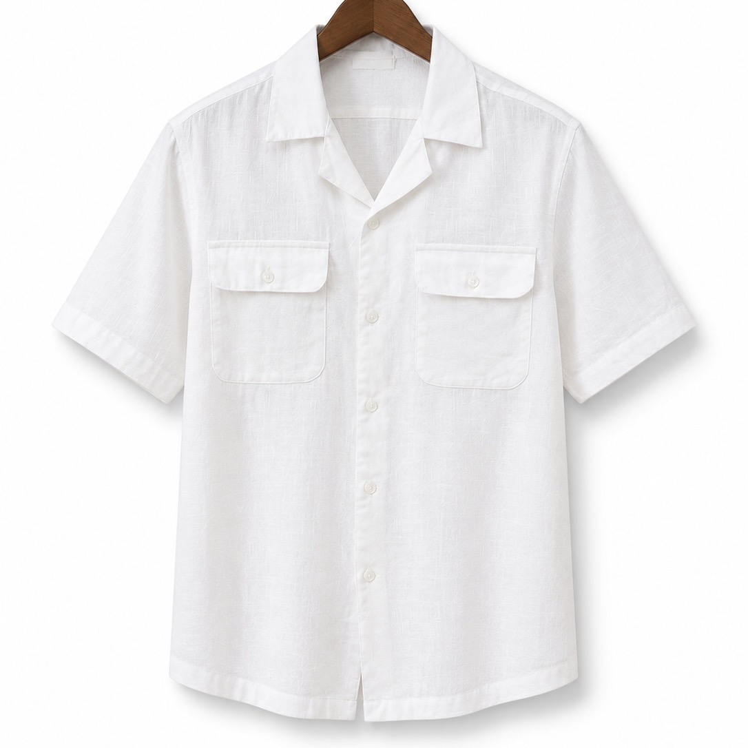 DOUBLE POCKET CUBAN SHIRT - Image 2