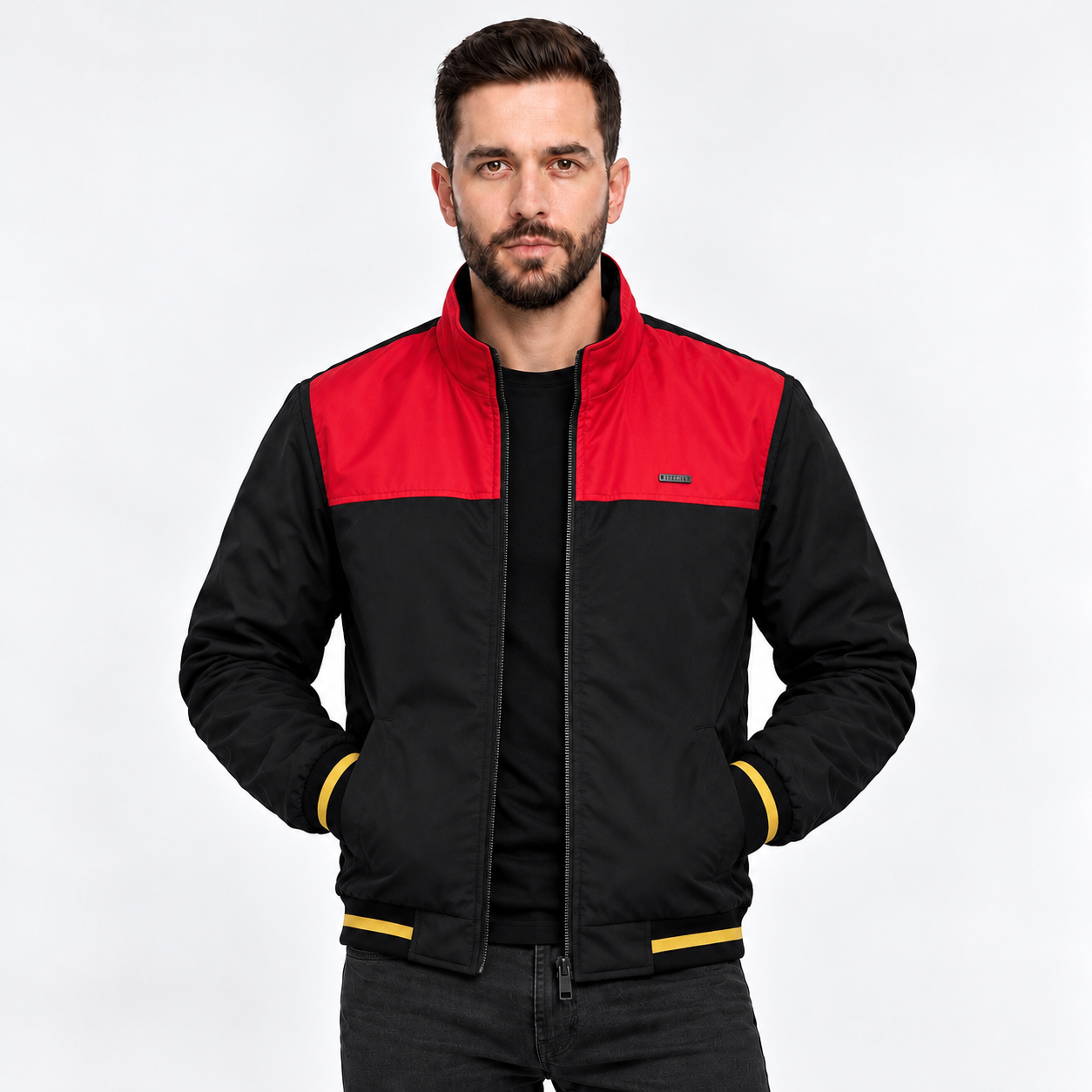 MEN’S EXCLUSIVE HIGH NECK JACKET - Image 2
