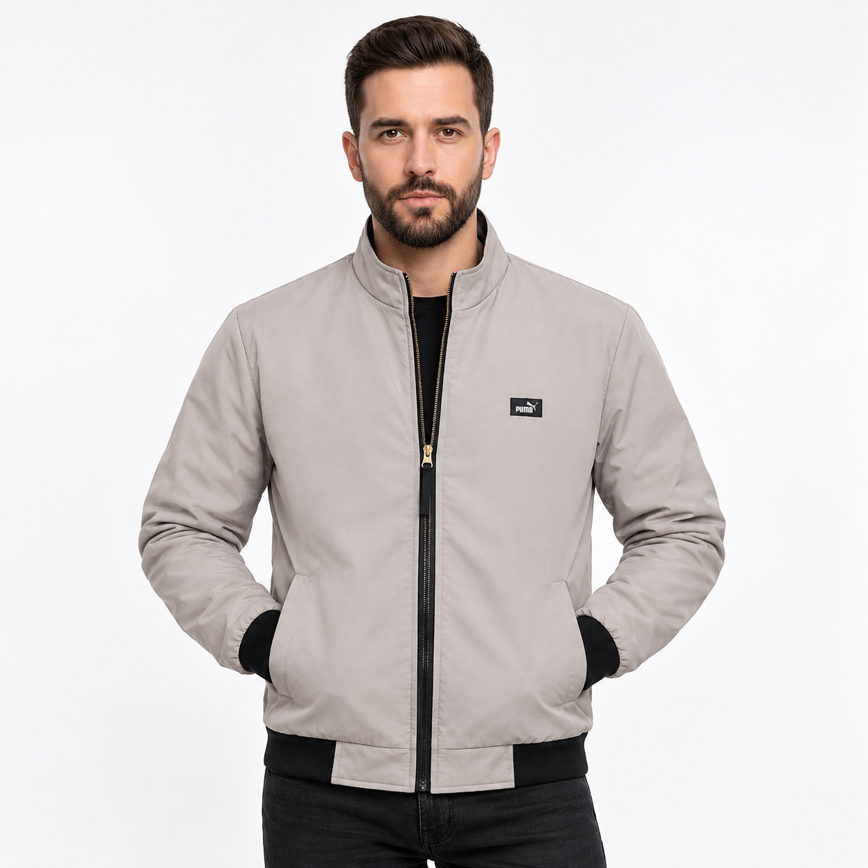 MEN’S EXCLUSIVE HIGH NECK JACKET - Image 2
