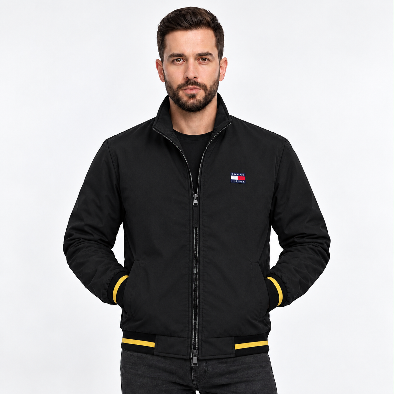 MEN’S EXCLUSIVE HIGH NECK JACKET - Image 2