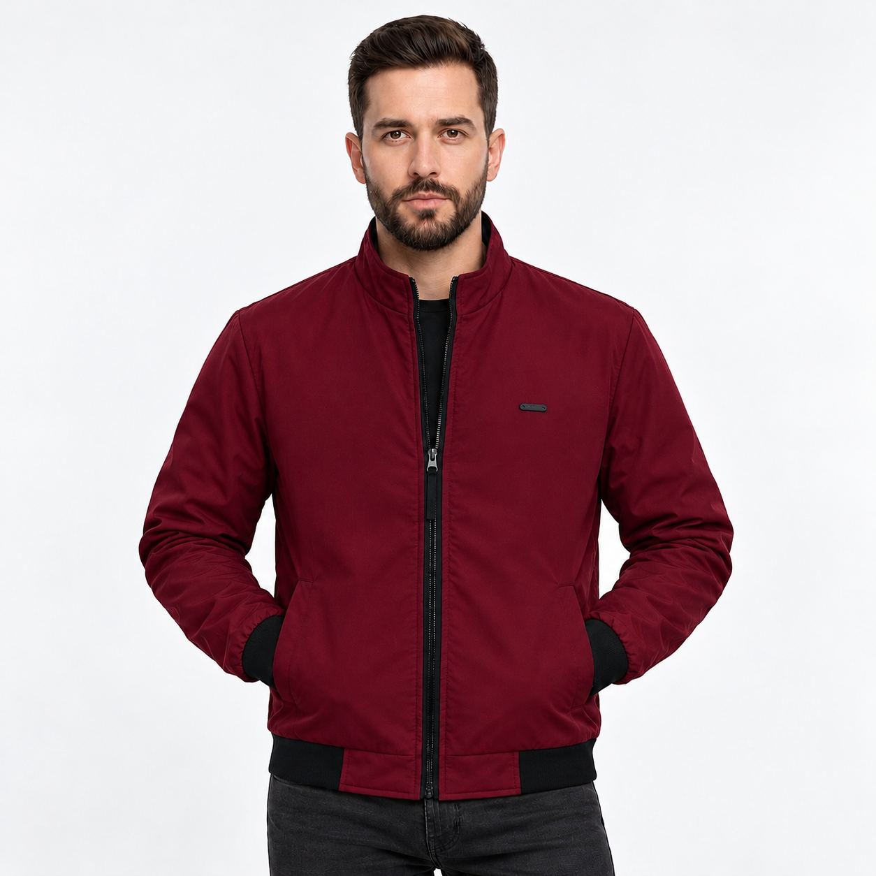 MEN’S EXCLUSIVE HIGH NECK JACKET - Image 2